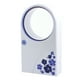Modèle de Fleur Violet USB Puissance Aucune Feuille Ventilateur de Condition d'Air Blanc – image 1 sur 1