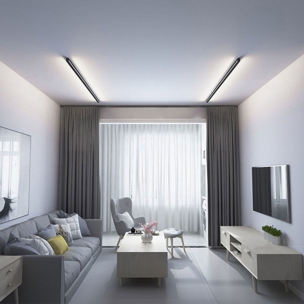 Long Outdoor Wall Lights Waterproof Linear LED Wall Sconce Exterior Modern LED Lamp Waterproof Simple Line Strip Wall Light 3000K Outdoor Strip Wall Light for Outdoor Indoor (60 cm）
