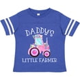 thumbnail image 3 of Inktastic Daddy's Little Farmer Pink Tractor and Flowers Boys or Girls Toddler T-Shirt, 3 of 5