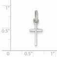 thumbnail image 2 of Sterling Silver Rhodium-Plated Cross Charm (20 X 7) Made In Italy qp1135, 2 of 2