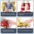 thumbnail image 5 of Robot Toys, Easy Assembly Merge Into Construction Vehicle Figures, Sturdy Connectors For Indoor Activity, 3-8 Years Old (Transforming Toys, Dino, 5 of 5