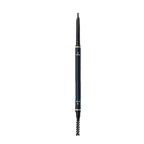 Lápiz de cejas de larga duración que no se desvanece, con punta triangular y color natural, lápiz de cejas con aplicador en espiral