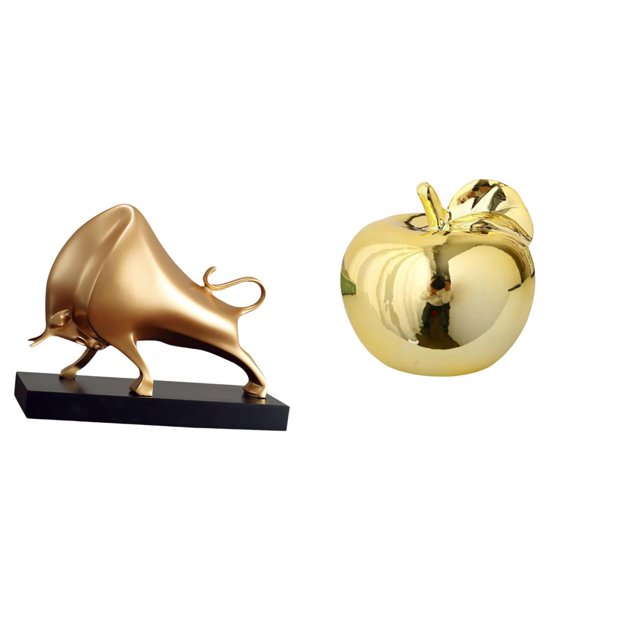 Figura De Cerámica Abstracta De Buey Para Mesa, Decoración Del Hogar, Artesanía Para Sala De Estar, Dormitorio, Entrada, Porches, Restaurantes, Oficinas, Escritorios.