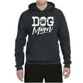 thumbnail image 2 of Wild Bobby Dog Mom Dog Lover Unisex Graphic Hoodie Sweatshirt Heather Black X-Large, 2 of 5