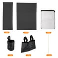 thumbnail image 3 of Uxcell Director Chair Accessories Set 5in1 Canvas Replacement Kit, Black, 3 of 6