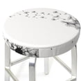 thumbnail image 3 of Lsque Dandelion Blowing In The Wind Pattern Round Bar chair cushion covers Velvet Fabric Premium Comfort Protects from Scratches and Stains for 14-17 Inch Chair-13 inch, 3 of 7