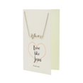 thumbnail image 3 of Joyfulle Cross Love ECG Pendant Necklace, Gifts for Women with Inspirational Greeting Card, 3 of 7