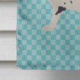 thumbnail image 4 of Carolines Treasures BB8135CHF English Spot Rabbit Blue Check Canvas House Flag, 4 of 4