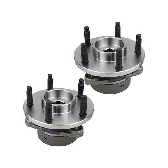 Front Wheel Hub Assembly Set - Compatible with 2006 - 2011 Chevy HHR 2007 2008 2009 2010