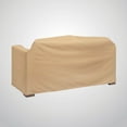 thumbnail image 6 of Modern Leisure Basics Outdoor Patio Loveseat Cover, 55"L x 33"W x 38"H, Khaki, 6 of 15