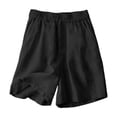 thumbnail image 4 of Girls Clothes Summer 2 Piece Outfit Set Black Sleeveless Camisole Top and Shorts Kids Fashion Clothing Sets 11-12 Years, 4 of 8
