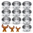 thumbnail image 7 of 25 Stainless Steel Dog Bowl Animal Dish Wholesale Bulk Packs 6 Sizes Available (160 oz = 5 Quarts), 7 of 7