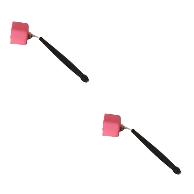 Injueey Billiards Pool Cue Chalk Holder Tool Practical Entertainment 2piezas Rosa