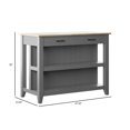 thumbnail image 7 of Twin Star Home 48" Modern Farmhouse Kitchen Island, Antique Gray, 7 of 7