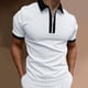 thumbnail image 2 of Gibobby Polo Casual para Hombre Polo de piqué de Manga Corta Camisa de Polo para Hombre(Blanco,G), 2 of 5