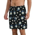 thumbnail image 2 of Naloa Daisies Flowers Men's Beach Shorts, Surfing shorts, Swim trunks, Quick Dry Swim Trunks for Surfing Beach Fun - Large, 2 of 9