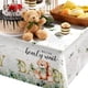 thumbnail image 5 of Mantel de plástico Tegeme Bear para baby shower, 137 x 274 cm, verde, paquete de 3, 5 of 6