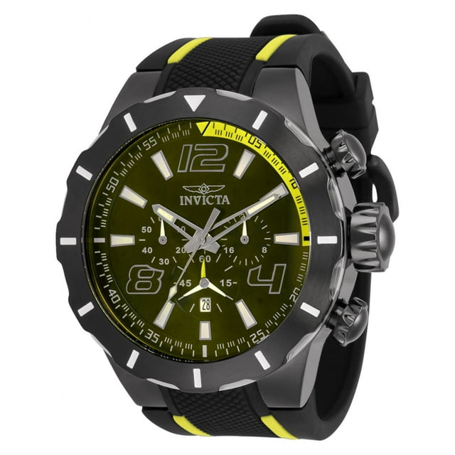 RELOJ INVICTA 33323 AMARILLO, NEGRO