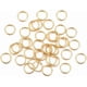 thumbnail image 1 of 1000 anillos de salto abiertos chapados en oro de 18 quilates, anillos de salto de acero inoxidable, anillos de conector de 4 mm, 1 of 2