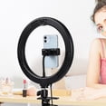thumbnail image 4 of Fill Light, Selfie  Light Strong Clamp Adjustable Color and Brightness  for Make Up, 4 of 7