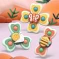 thumbnail image 2 of ABS Cartoon Swivel top Kids toys, Baby bath toys, Swivel Top, Suction Cup Swivel, ABS, Pressure reliever, 1PC, 2 of 4