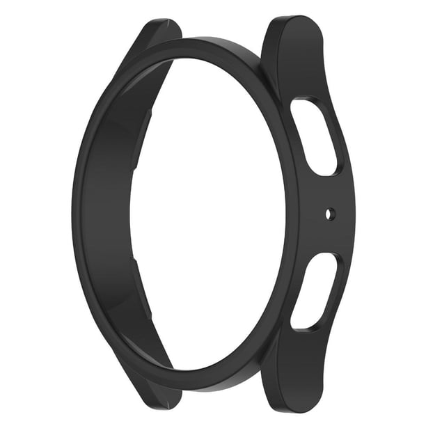 Marco Carcasa Reloj Cubierta Parachoques PC Duro para Galaxy Watch5 Watch4 40 Mm (negro)