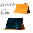 thumbnail image 5 of Case for Amazon Kindle Fire 7 12th Gen 2022, Embossed PU Leather Folio Stand Cover Drop Protective with Auto Wake/Sleep & Card Slots & Pen Holder for Amazon Kindle Fire 7 12th Gen 2022 - Yellow, 5 of 5