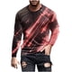 thumbnail image 1 of Blusas y camisas de manga larga y cuello redondo para hombre, camisetas casuales con estampado de moda y cuello redondo, blusas de licra de manga corta para hombre., 1 of 4