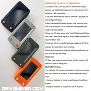 New NerdMiner V2 78KH/s T-Display S3 Bitcoin Solo Lottery Miner Win 6.25 BTC with Low Power Consumption - WiFi Connection, and USB-C Power