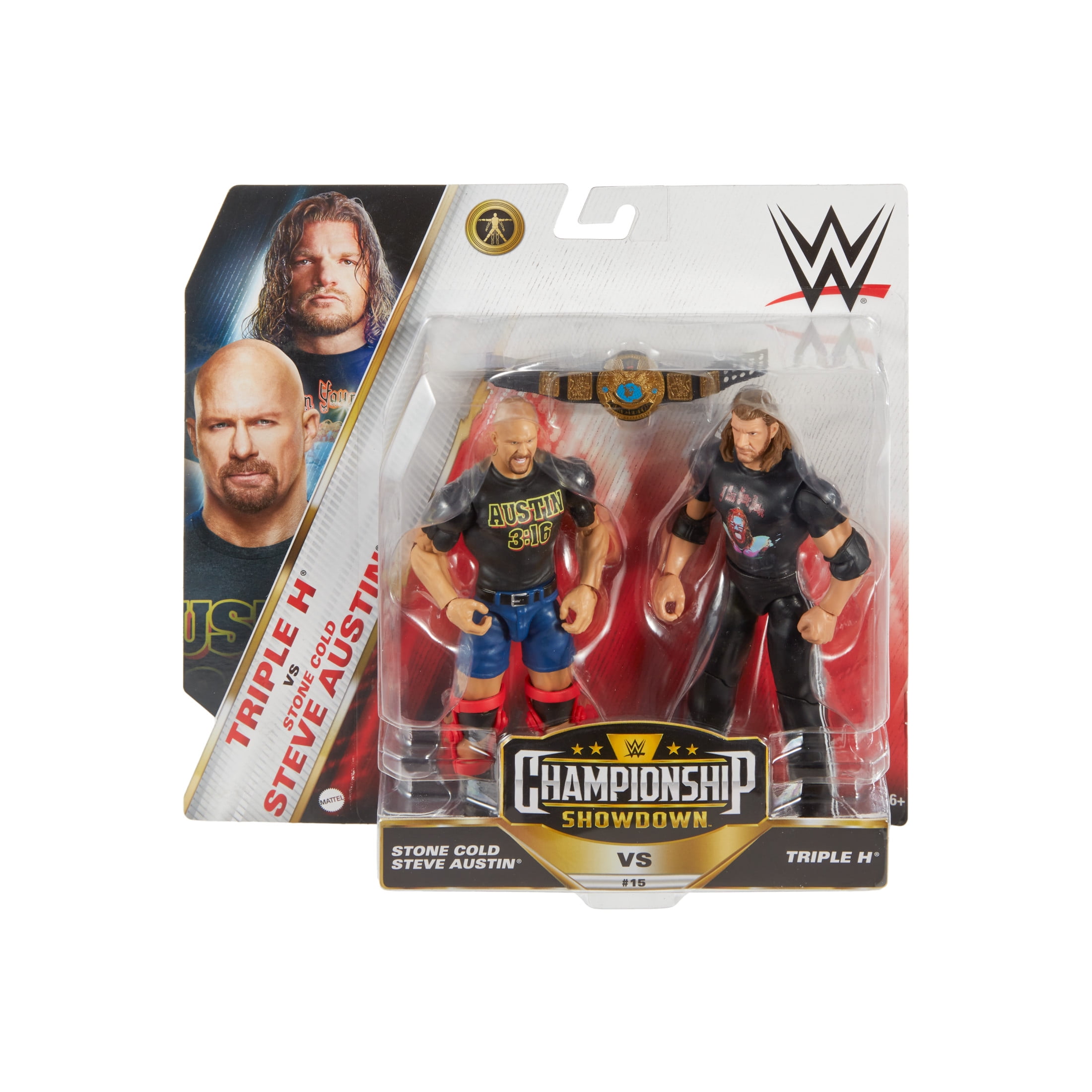 WWE Authentic Ring Gear 2-Pack: Showdown Championship with Steve