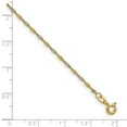 thumbnail image 5 of 14k Yellow Gold with Rhodium 1.4mm Singapore Chain, 5 of 5