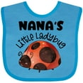 thumbnail image 3 of Inktastic Nana's Little Ladybug Boys or Girls Baby Bib, 3 of 4