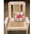 thumbnail image 2 of Carolines Treasures Crab Shabby Chic Yellow Roses Fabric Decorative Pillow 14Hx14W multicolor, 2 of 2
