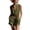 Army Green, variant on Women's Summer Sleeveless Half-Zip Romper Casual Round Neck Solid Short Jumpsuit with Pockets