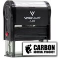thumbnail image 2 of (3 pack) All Quality Carbon Neutral Product Self-Inking Rubber Stamp (Black Ink) - Q-200, 2 of 7