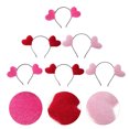 thumbnail image 4 of 6 Piezas Diadema con Forma de Corazón Diadema Accesorios para el Cabello para Celebraciones de Fiestas de Disfraces de San Valentín, 4 of 5