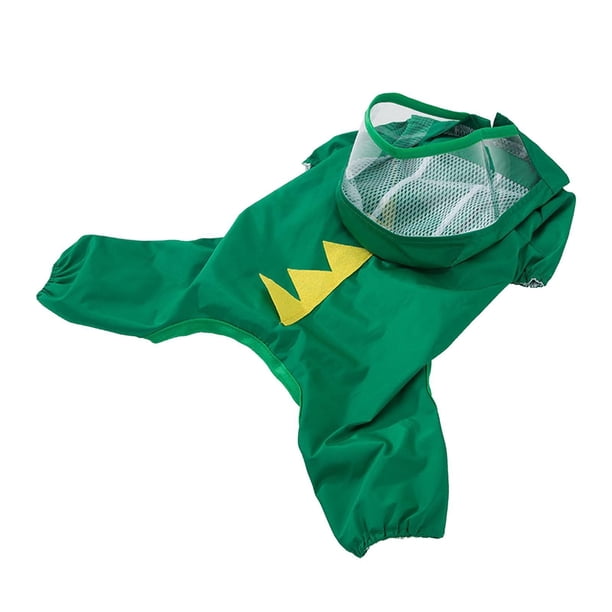 Abrigo de lluvia para perros abrigo de lluvia de peluche ropa de lluvia con Verde XL Zulema impermeables para cachorros