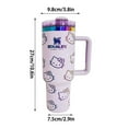 thumbnail image 3 of 40OZ Vaso Térmico de Acero Inoxidable, Hello Stanley Kitty , Taza Termica Frio y Caliente para Cafe con Tapa y Popote, Termo Infusor de Vacío Doble para Hombre, Mujer, Regalo Con mango, 3 of 4