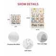 thumbnail image 7 of Easter Bunny Kitchen Dish Towels for Drying Dishes Set of 4, Spring Watercolor Polka Dot Flower Plaid Beige Waffle Weave Microfiber Hand Tea Bathroom Towels Quick Dry & Absorbent Towel 12x12, 7 of 7