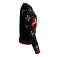 thumbnail image 3 of Suéter George para Mujer, con Cuello Redondo, Estampado Santa Claus con Pompon en Naríz Negro Talla CH, 3 of 4