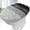 Black, variant on Buganda Soft Microfiber Toilet Lid Cover, Washable Bathroom Seat Covers, Fits Most Round, Elongated and Oblong Lids, Grey, 19.5"X18.5"