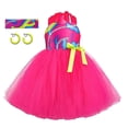 thumbnail image 2 of Película Barbi disfraz de vaquera para niñas ropa de fiesta de cumpleaños Rosa Margot Robbie Barbi Tutu princesa, 2 of 4