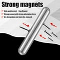 thumbnail image 5 of 3 Pcs Cow Magnet Cylinder Cow Alnico Magnet Stud Finder 0.50" Diameter, 3" Length, Silver, 5 of 6