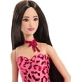 thumbnail image 3 of Muñeca de moda Barbie Fashionistas #246 de pelo negro con vestido, 3 of 6