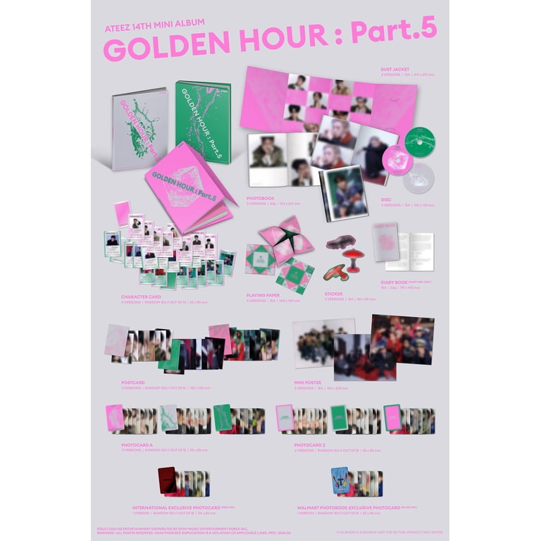 ATEEZ - GOLDEN HOUR : Part.5 - A VER. (Walmart Exclusive) - CD