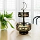 thumbnail image 5 of Soporte para tartas de dos capas, decoración para postres, dulces, expositor, castillo de Ramadán negro3, 5 of 8