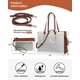 thumbnail image 4 of Bolsa para portátil LOVEVOOK de 15.6 pulgadas de piel sintética impermeable para mujer, 4 of 8
