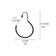 thumbnail image 4 of Soporte De Anillo De Cinturón De Metal Soporte De Bufanda De Almacenamiento Colgador De Armario Para Cinturón De Corbata De Bufanda 5 Uds Sweethay HA037135-00, 4 of 6