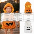 thumbnail image 3 of SPMGOYV Infant Baby Boy Girl Halloween Outfit Ghost Costumes One Piece Hoodie Romper Bodysuit Cute Fall Winter Clothes(Red,3-6 M), 3 of 9