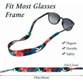 thumbnail image 4 of Genreen 6 Pieces Floating Sunglasses Strap Hawaiian Float Neoprene Eyewear Retainer Summer Glasses Strap Sport Glasses Holder for Men Women, 4 of 6